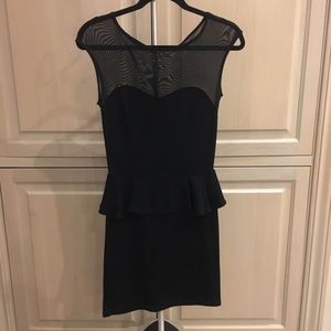 Dresses - Black Peplum Tight Dress Dresses - Black Peplum Tight Dress